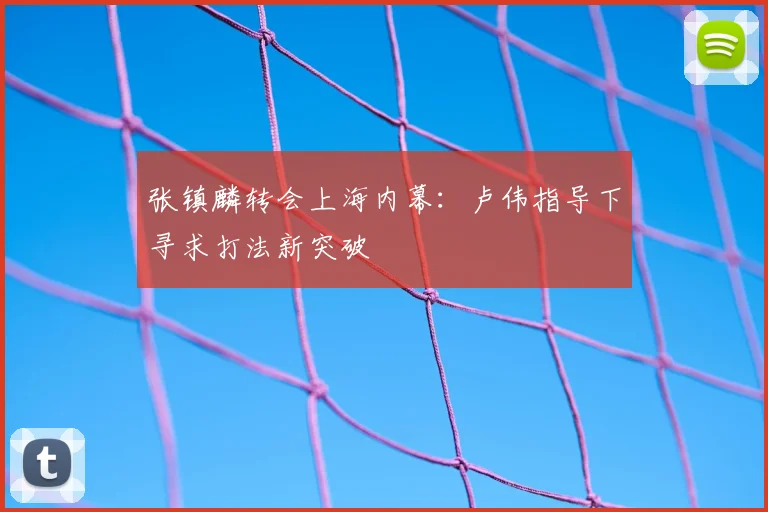 张镇麟转会上海内幕：卢伟指导下寻求打法新突破